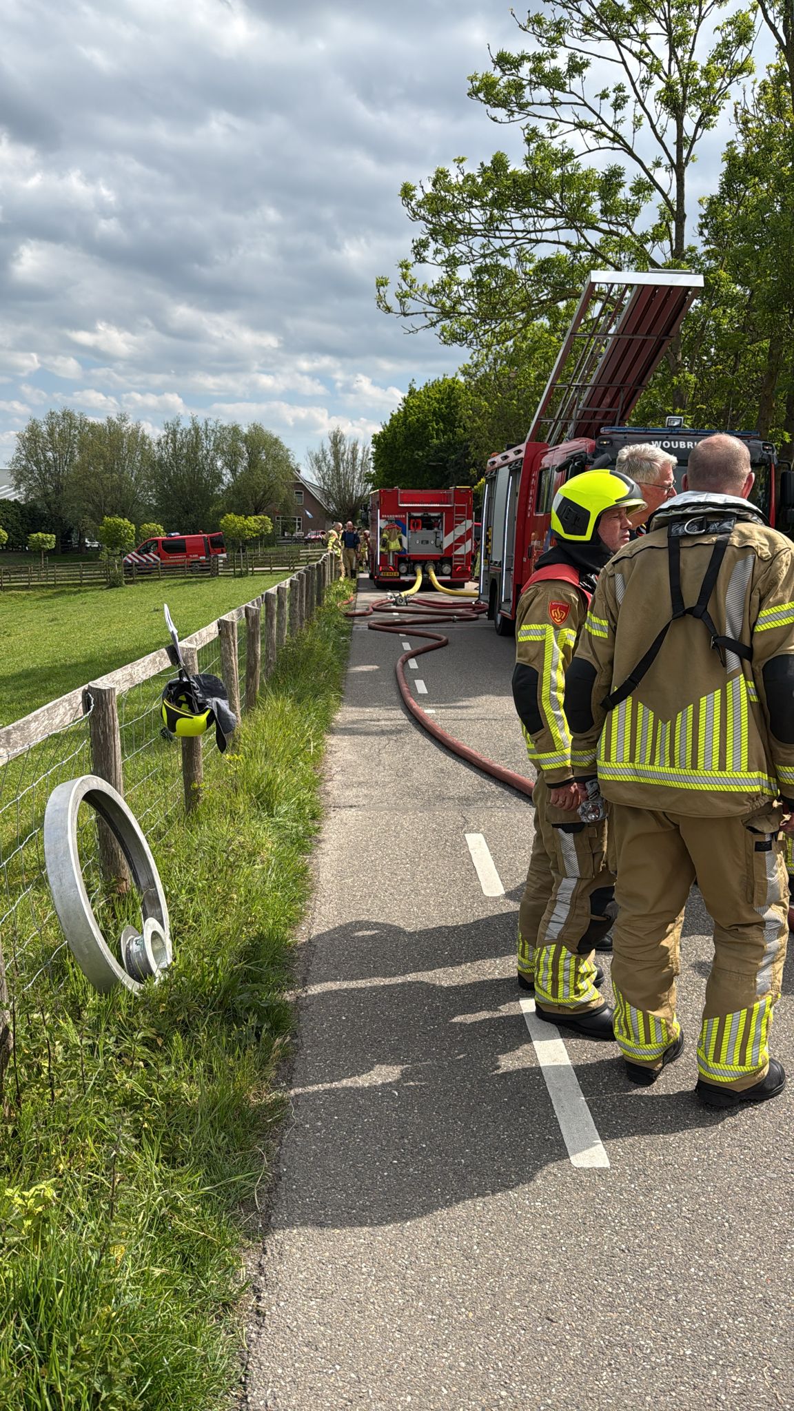 Grote brand Woubrugge