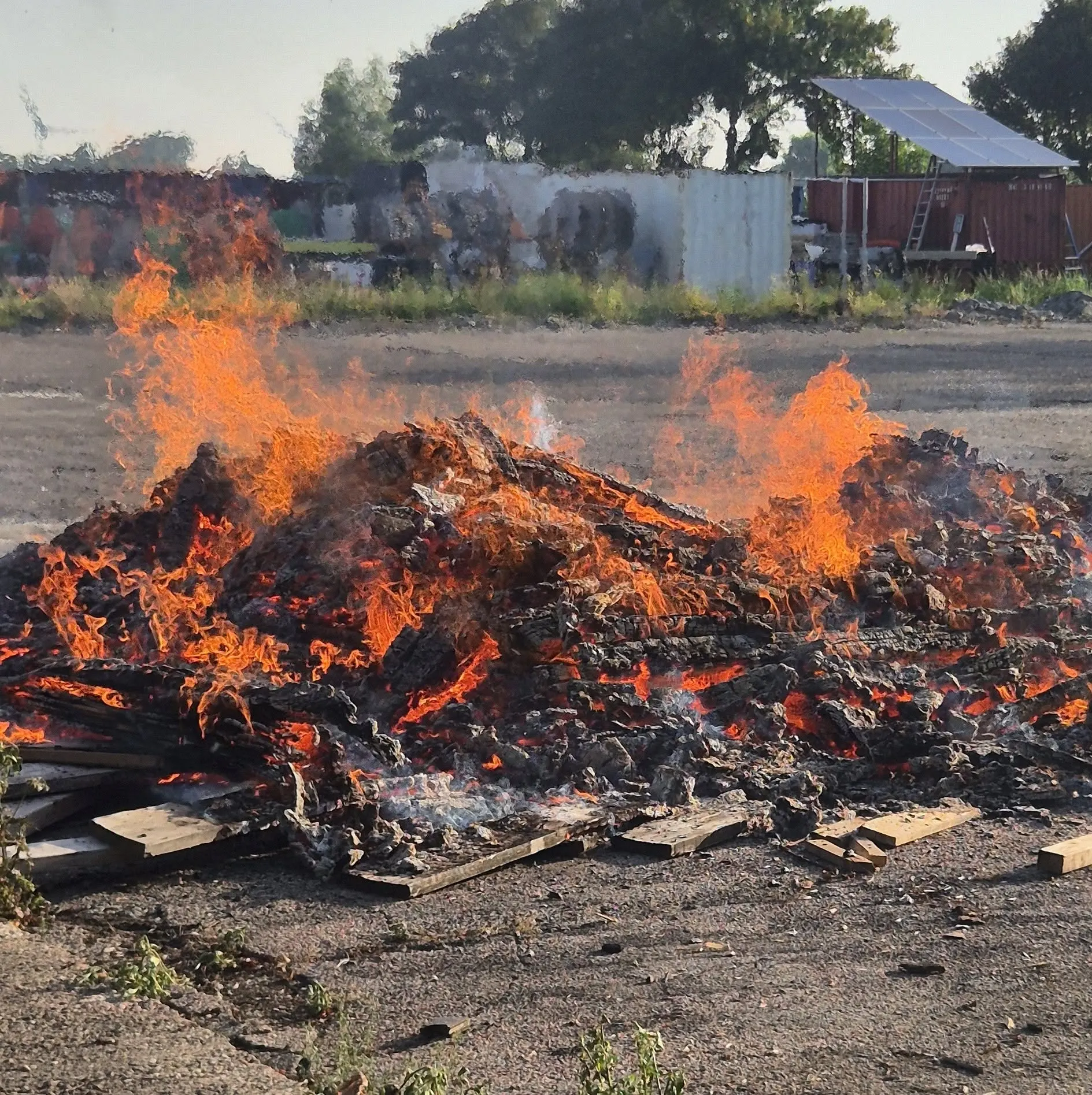 Eerste echte brand voor één van onze aspiranten!