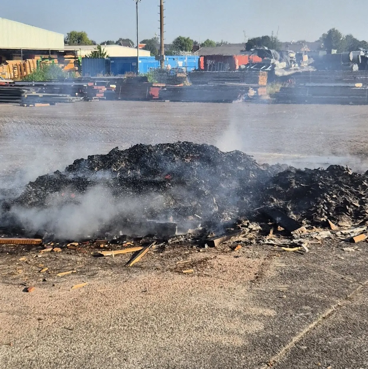 Foto bij: Eerste echte brand voor één van onze aspiranten!