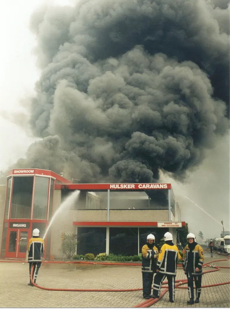 Grote Brand Hulsker Caravans