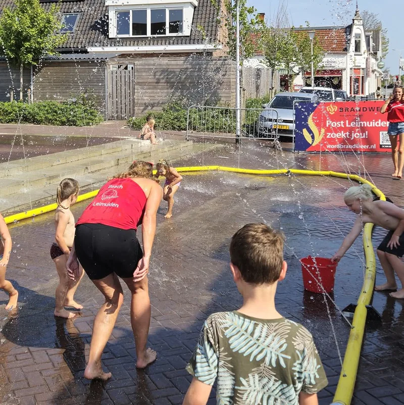 Verkoeling en Beachvolleybal.