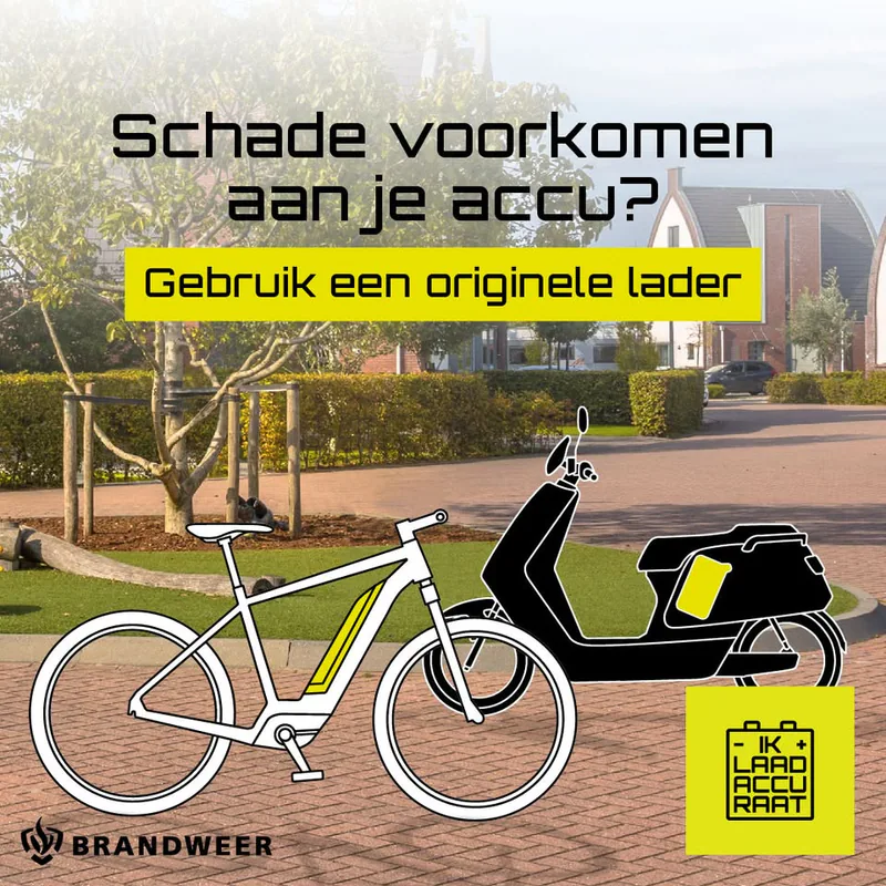 Voorkom brand bij het opladen van je accu