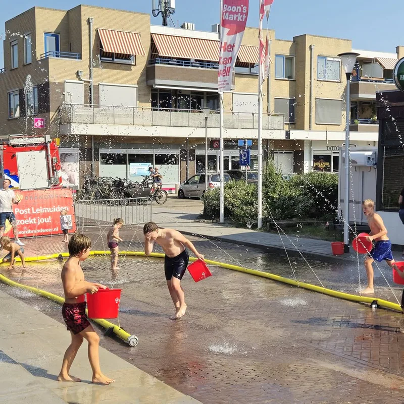 Verkoeling en Beachvolleybal.