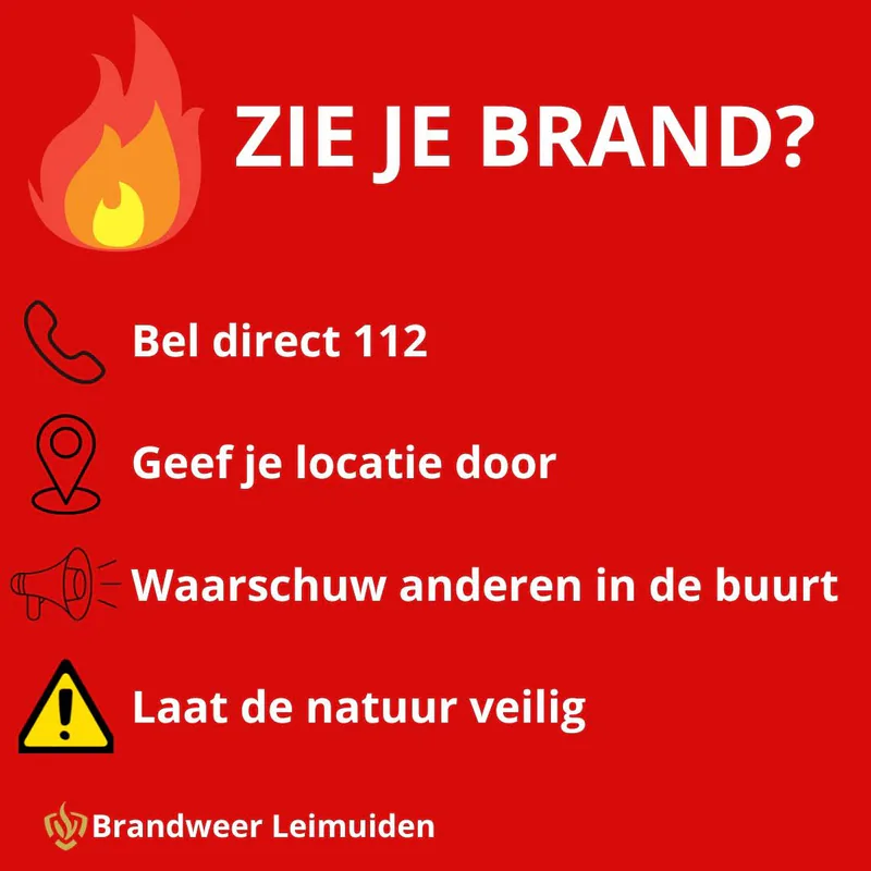 🚨 Natuurbranden nemen fors toe: 166 meldingen dit jaar, risico blijft hoog 🚨