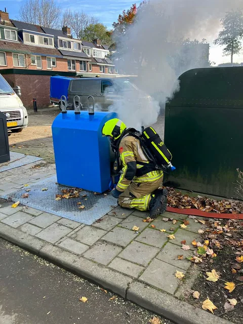 Containerbrand 🔥.